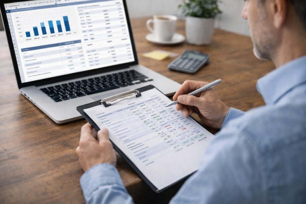 vender milhas LATAM Pass: homem fazendo cotação